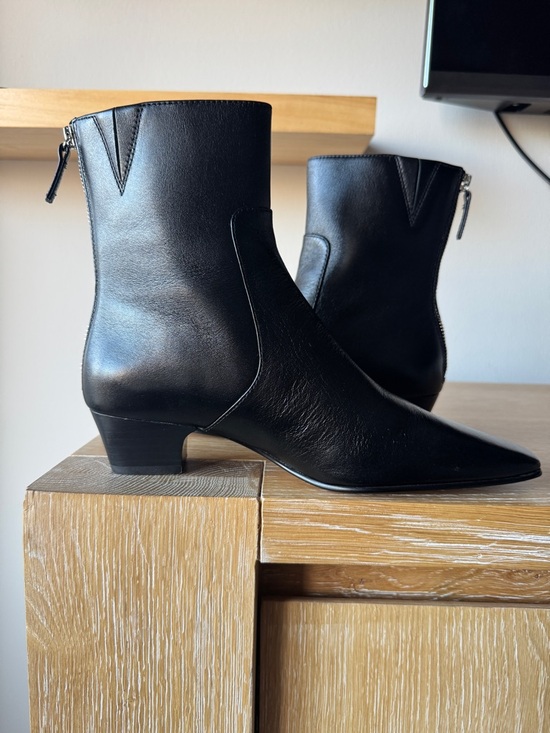 NWT! MADEWELL Women's The Lexie Ankle Boot True Black Leather Size 6.5 - no box! - Picture 10 of 15